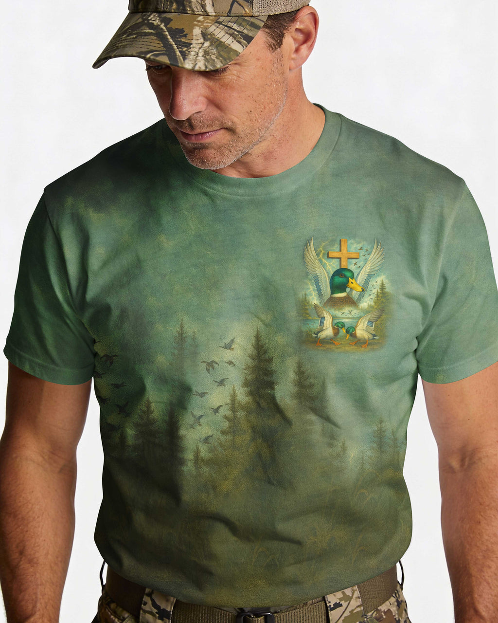 I've Got Hunting In My Veins And Jesus In My Heart T-Shirt