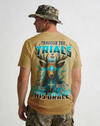 Through The Trials Of The Hunt I Find Strength In His Grace All Over Print T-Shirt