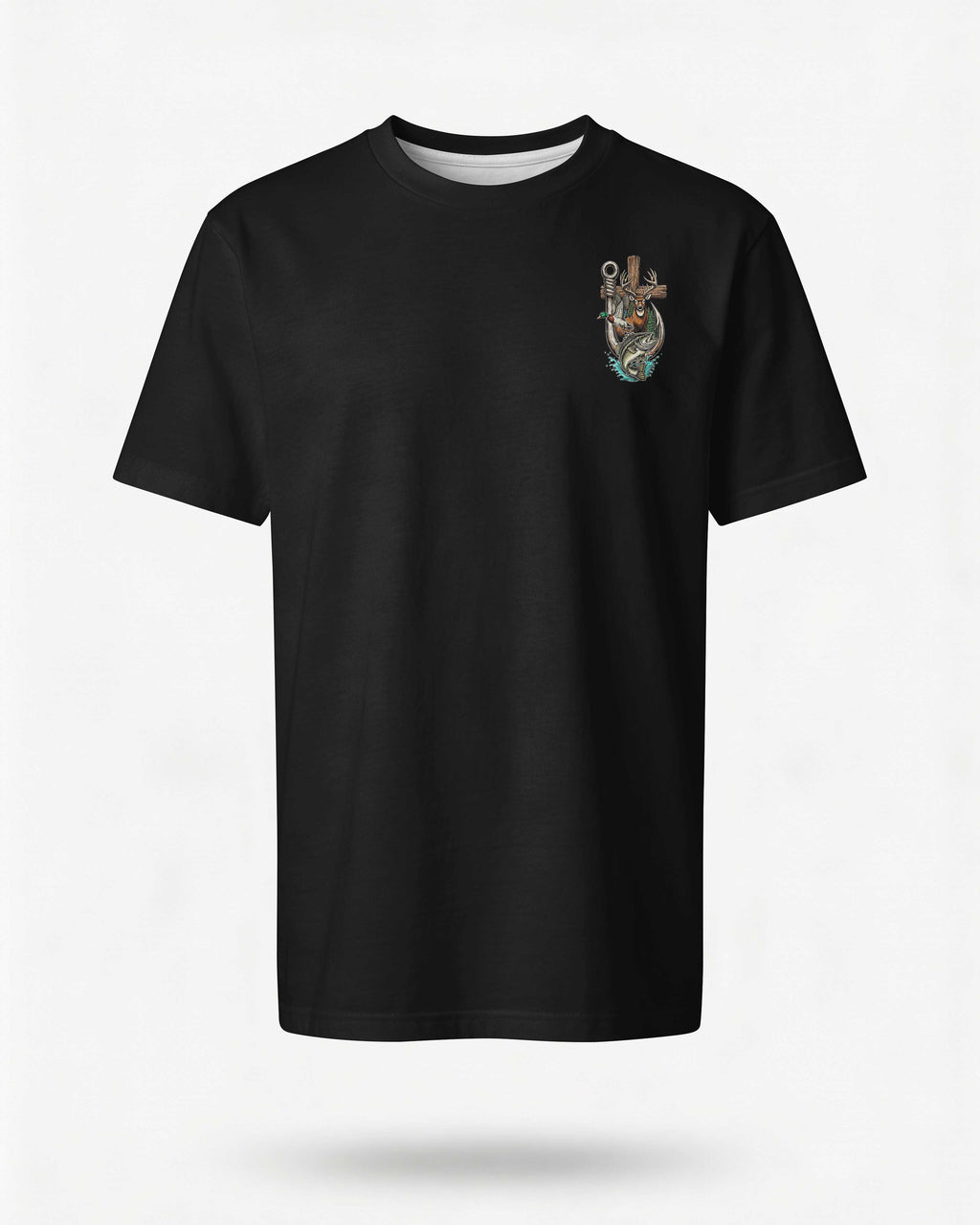 Woods Or Water I Walk With Jesus T-Shirt