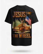 Jesus Take The Wheel All Over Print Long Sleeves Shirt