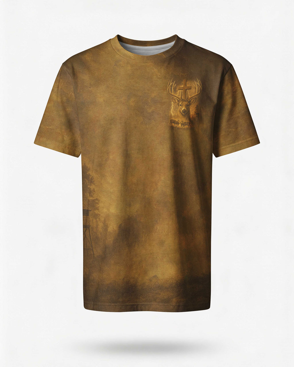 I've Got Hunting In My Veins And Jesus In My Heart All Over Print T-Shirt