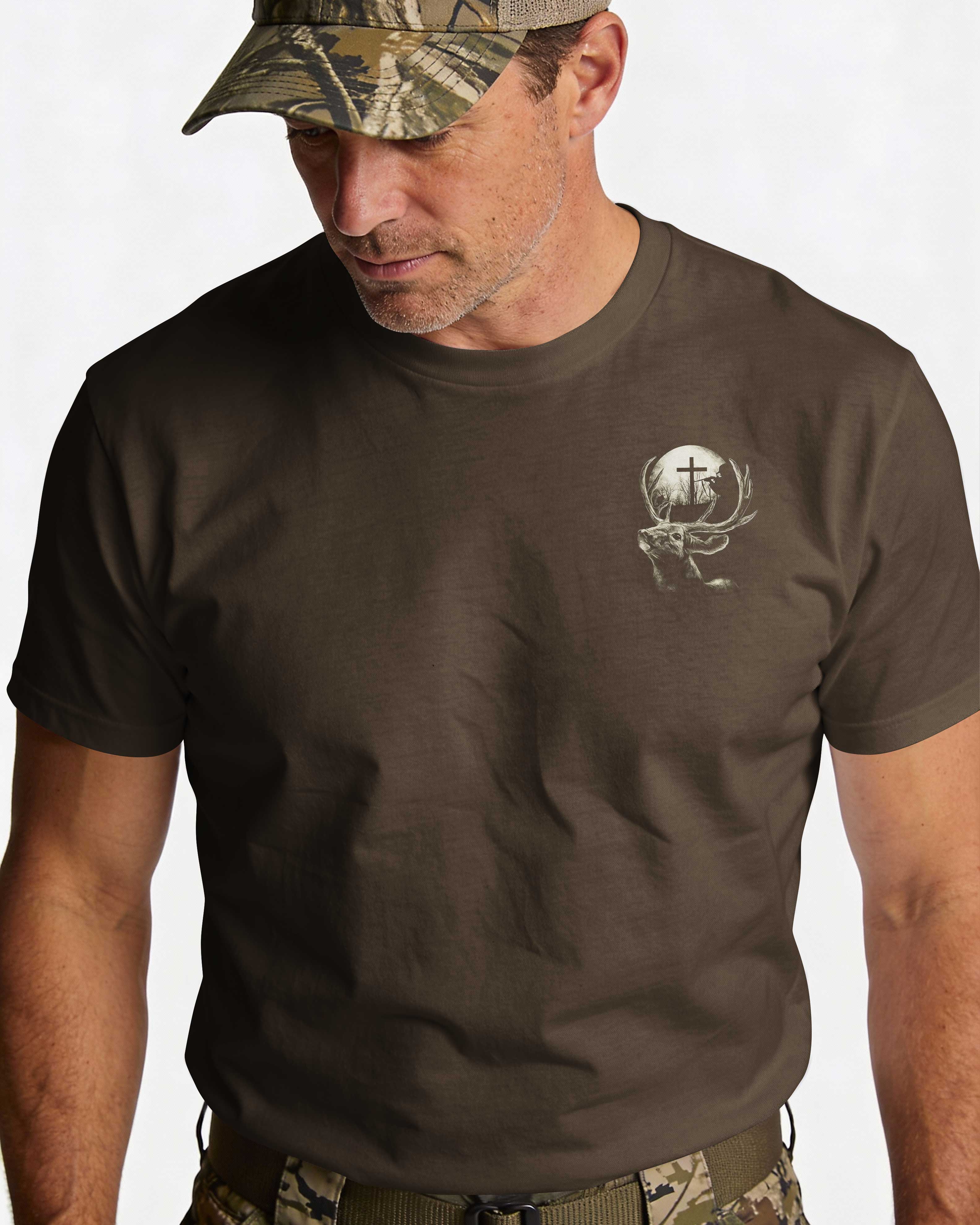 My Eyes On The Hunt But My Soul For The Cross All Over Print T-Shirt