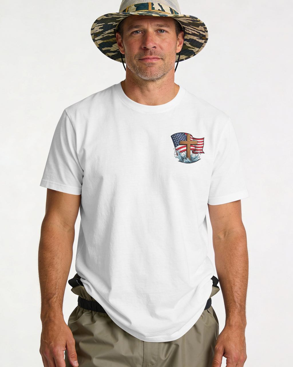 Hookin' Is Easy With Faith All Over Print T-Shirt