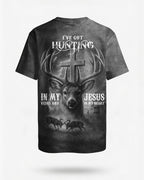 I've Got Hunting In My Veins And Jesus In My Heart Black Shirt