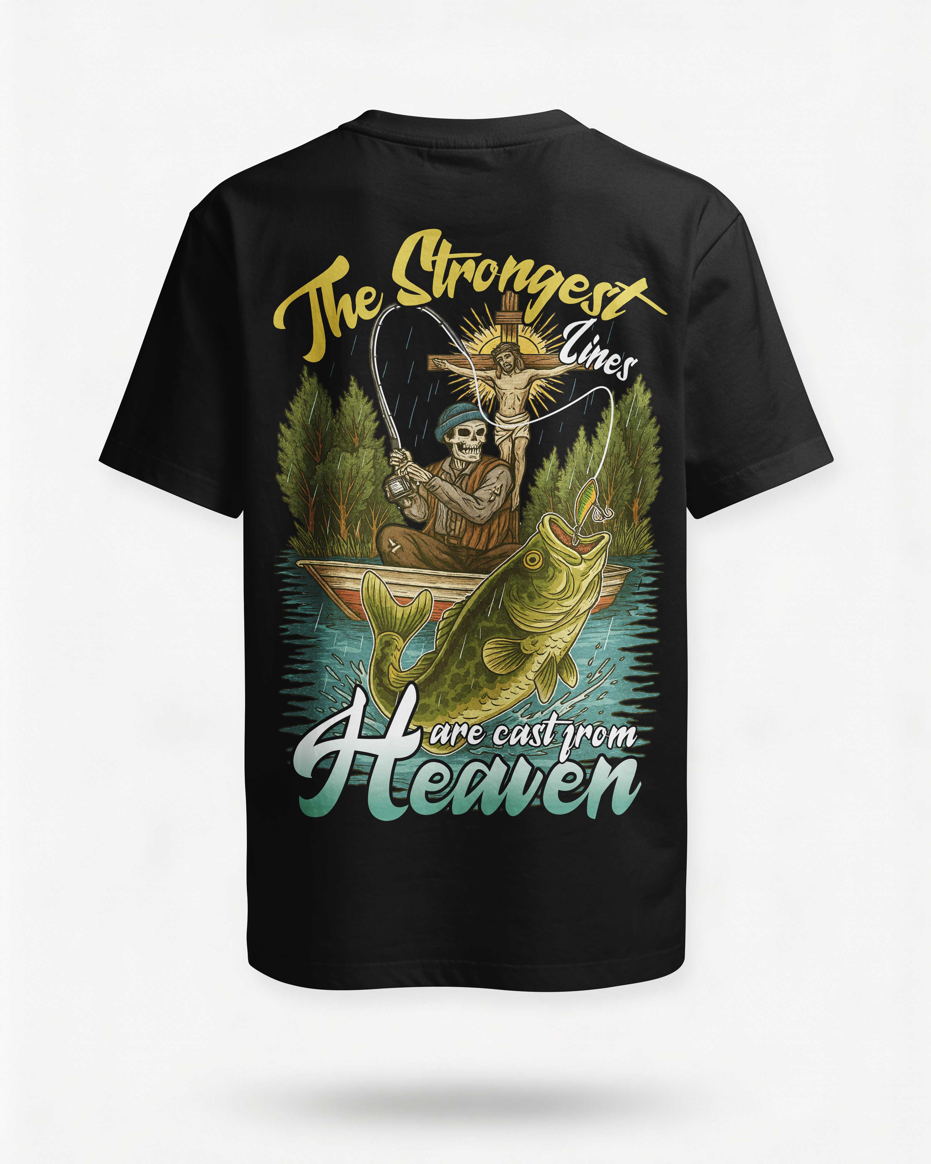 The Strongest Lines Are Cast From Heaven All Over Print T-Shirt Main image