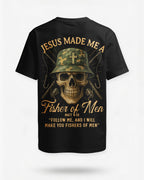 Jesus Made Me A Fisher Of Men All Over Print T-Shirt