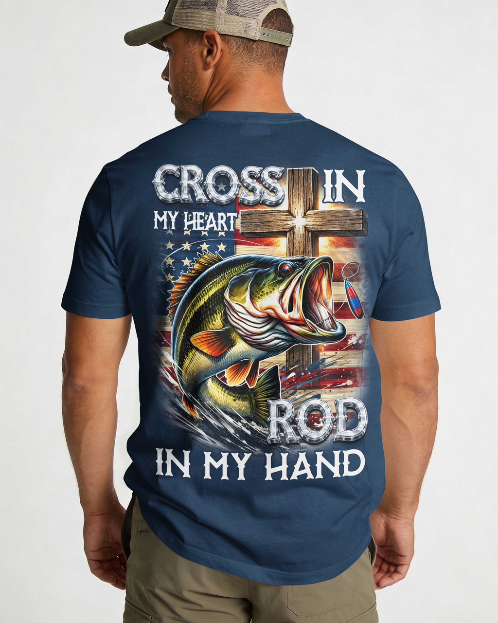 Cross In My Heart Rod In My Hand T-Shirt