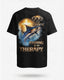God Is My Savior Fishing Is My Therapy T-Shirt