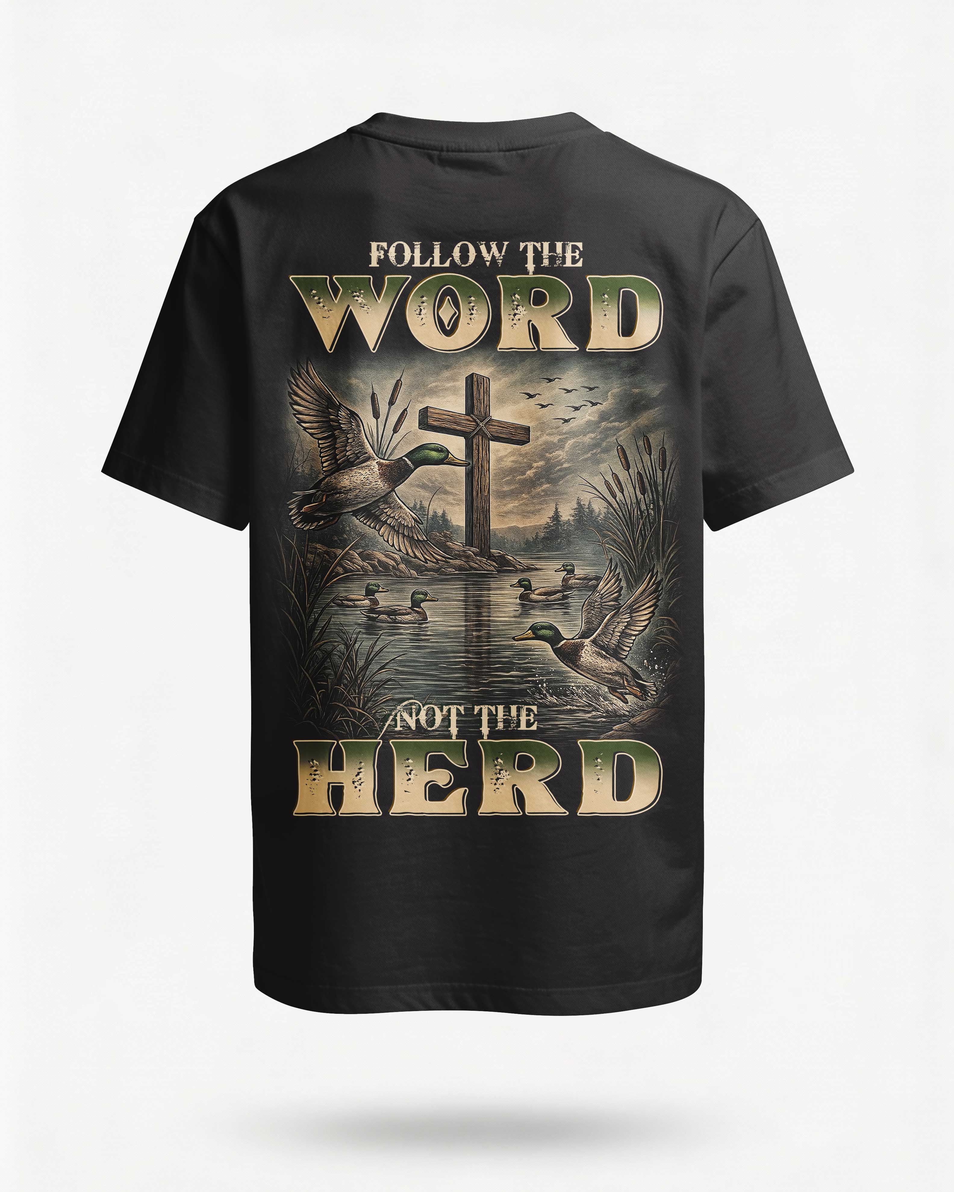 Follow The Word Not The Herd T-Shirt Main image