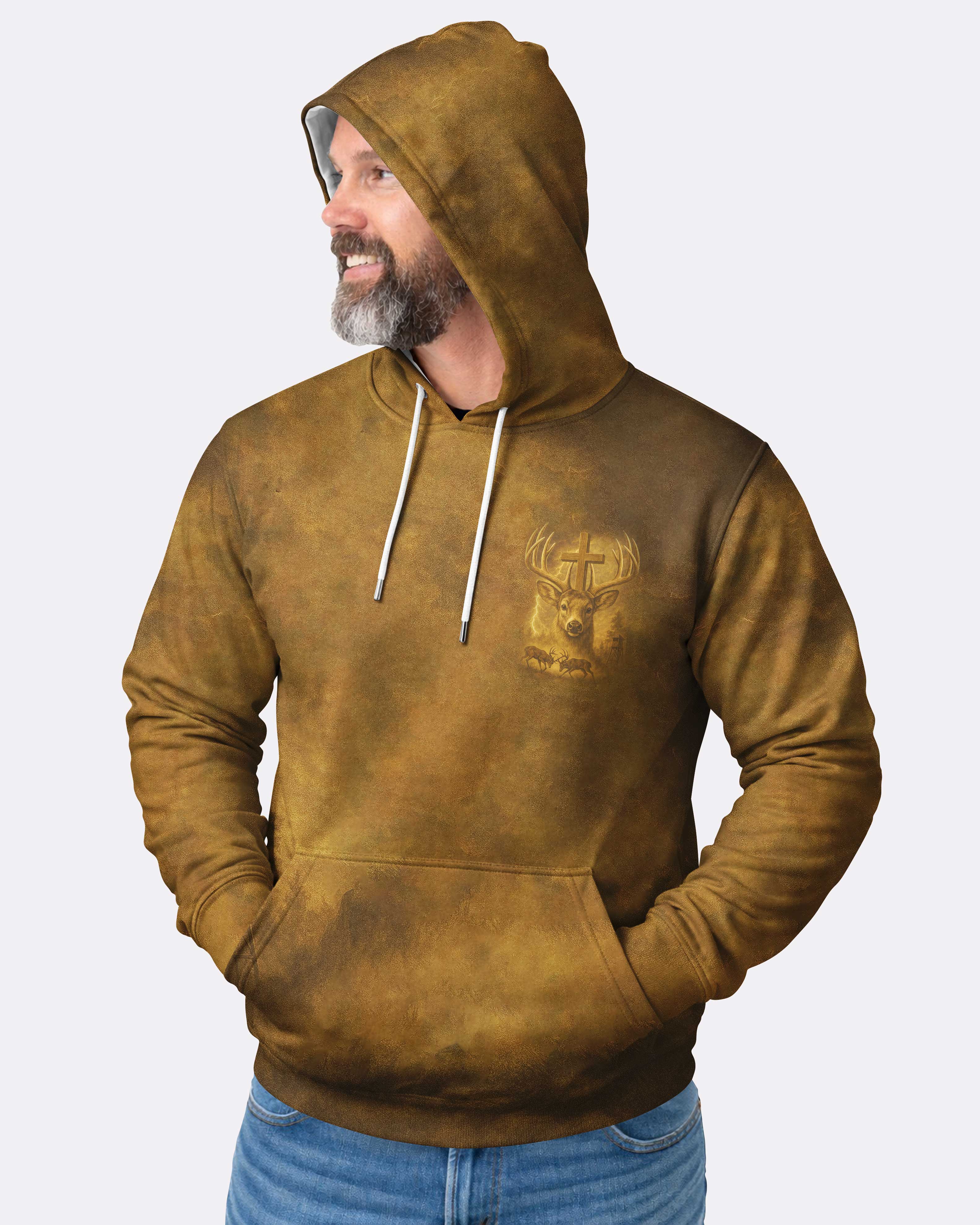 I've Got Hunting In My Veins And Jesus In My Heart Hoodie