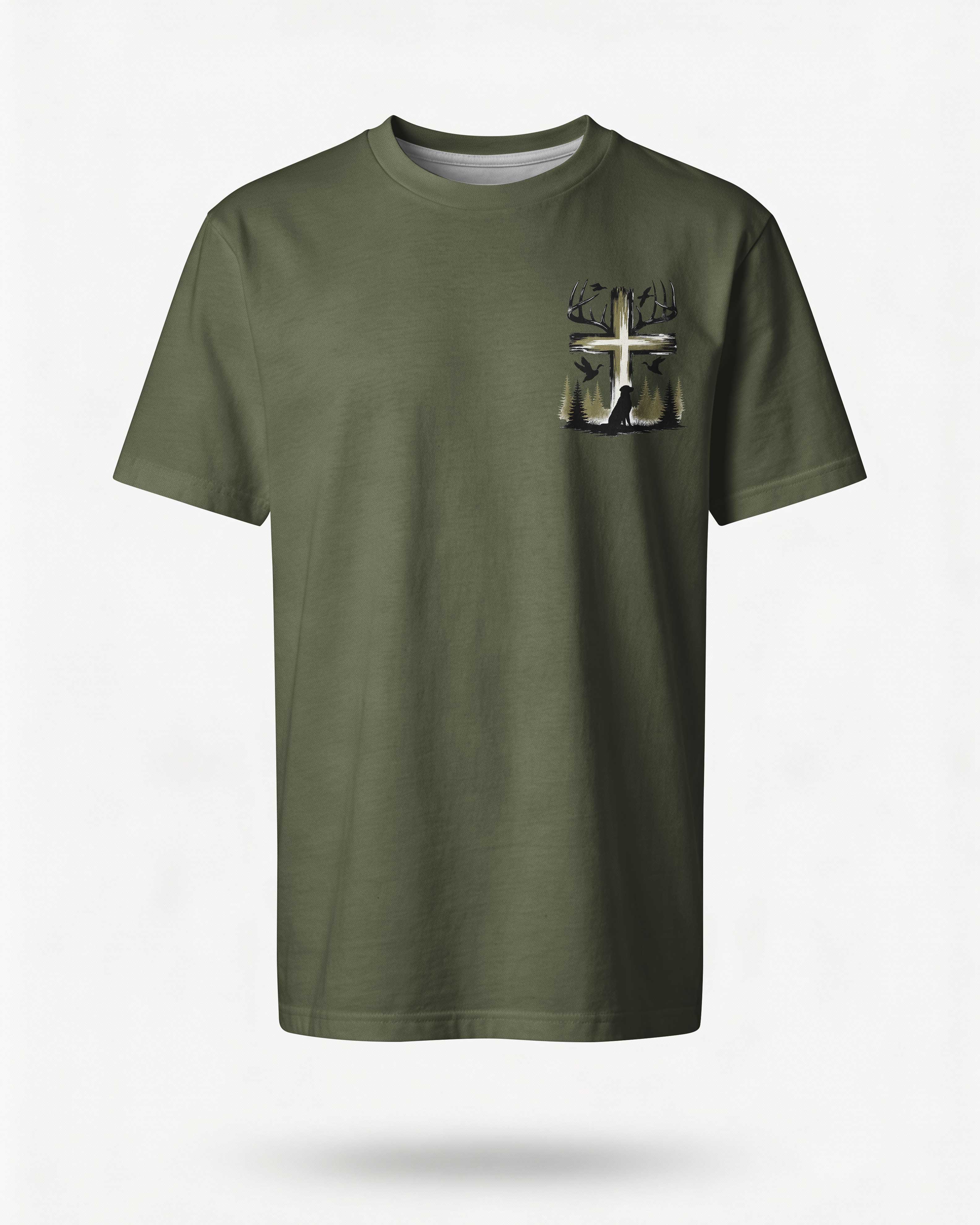 Jesus Said Go Hunting All Over Print T-Shirt Secondary image
