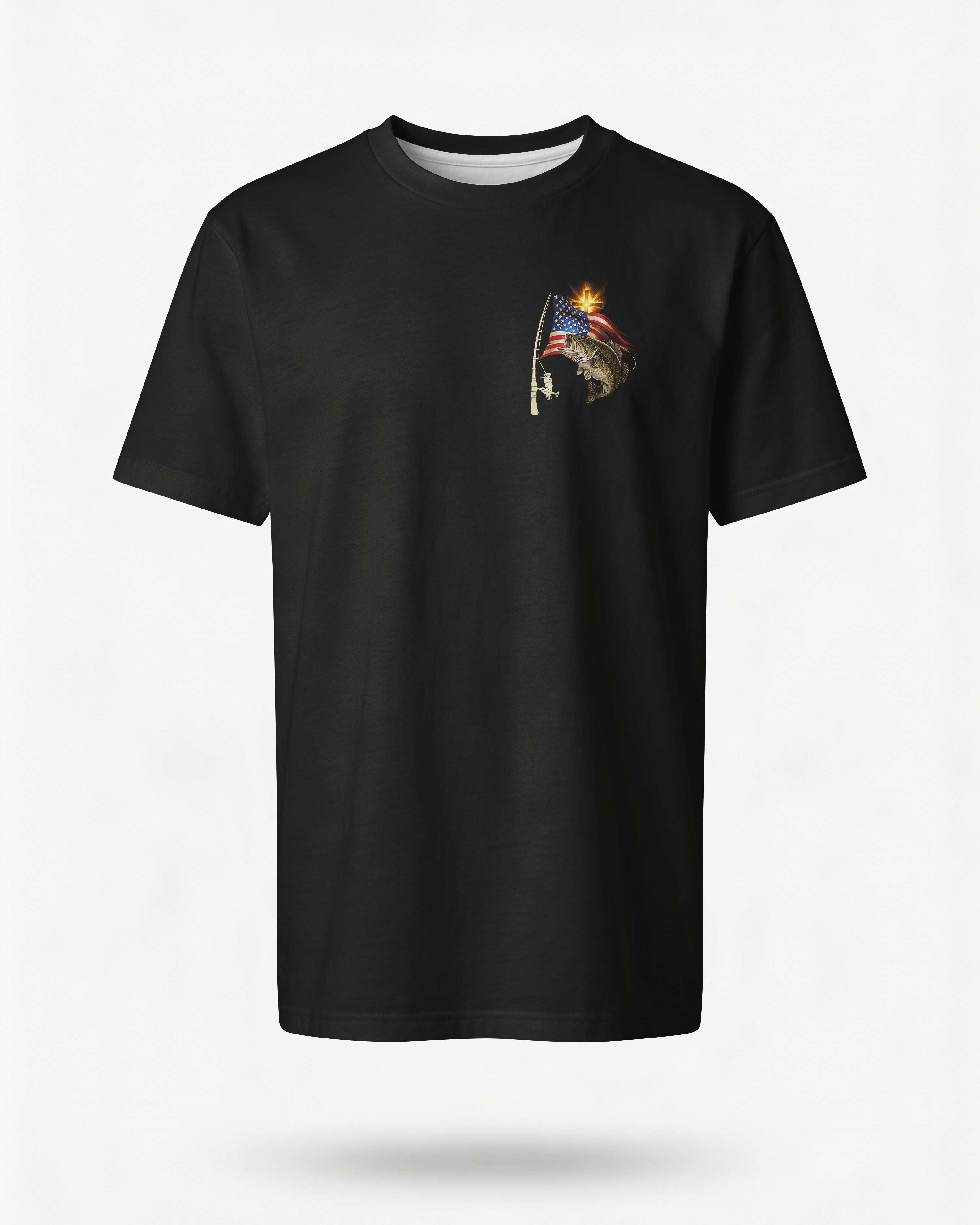 Fisher American By Blood By Birth Christian By Choice T-Shirt Secondary image