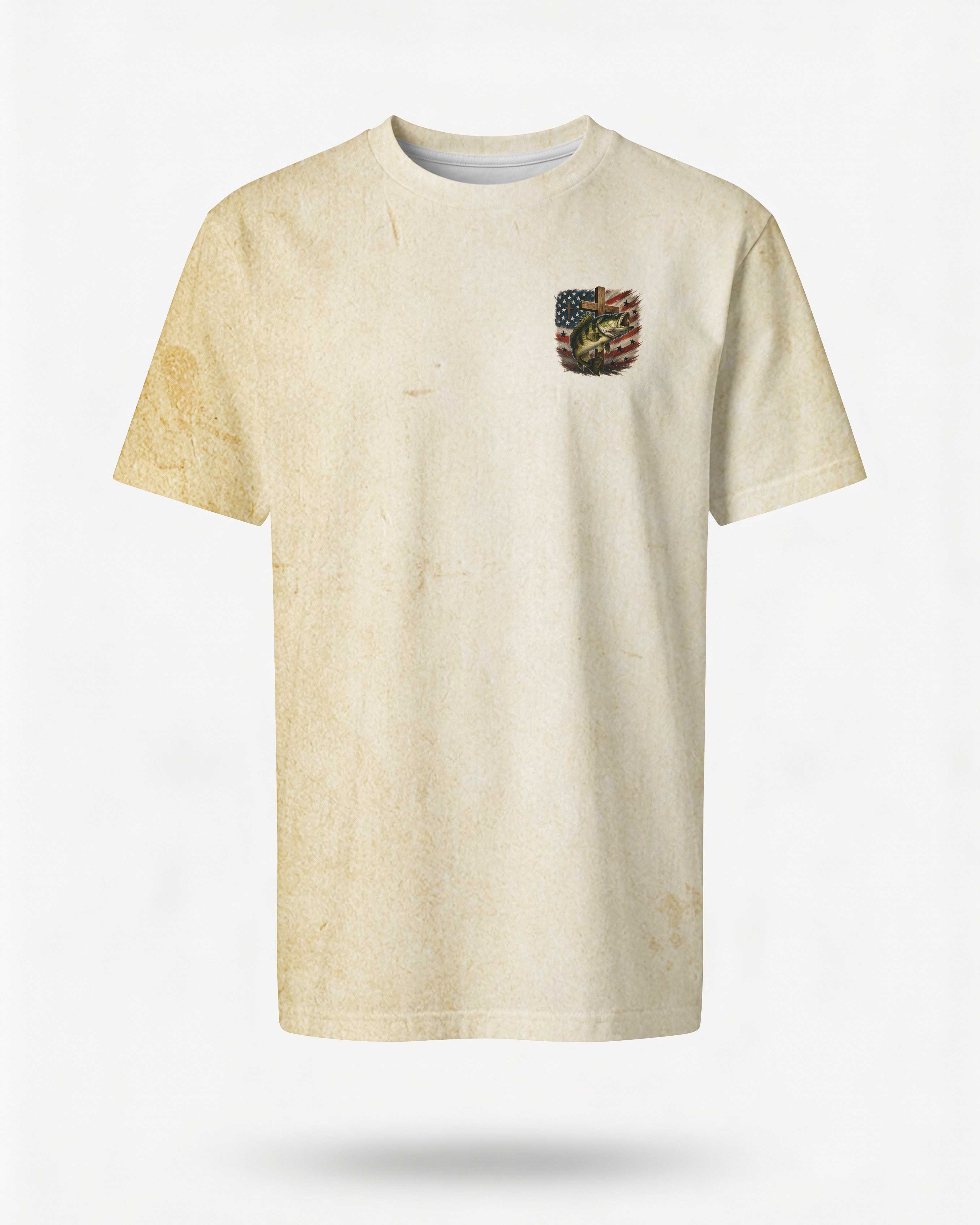 Jesus Loves Me Fish Fear Me T-Shirt Secondary image