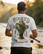 Hooked On Jesus All Over Print T-Shirt