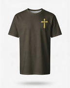 God is my Father Hunters are my brothers All Over Print Custom Name T-Shirt