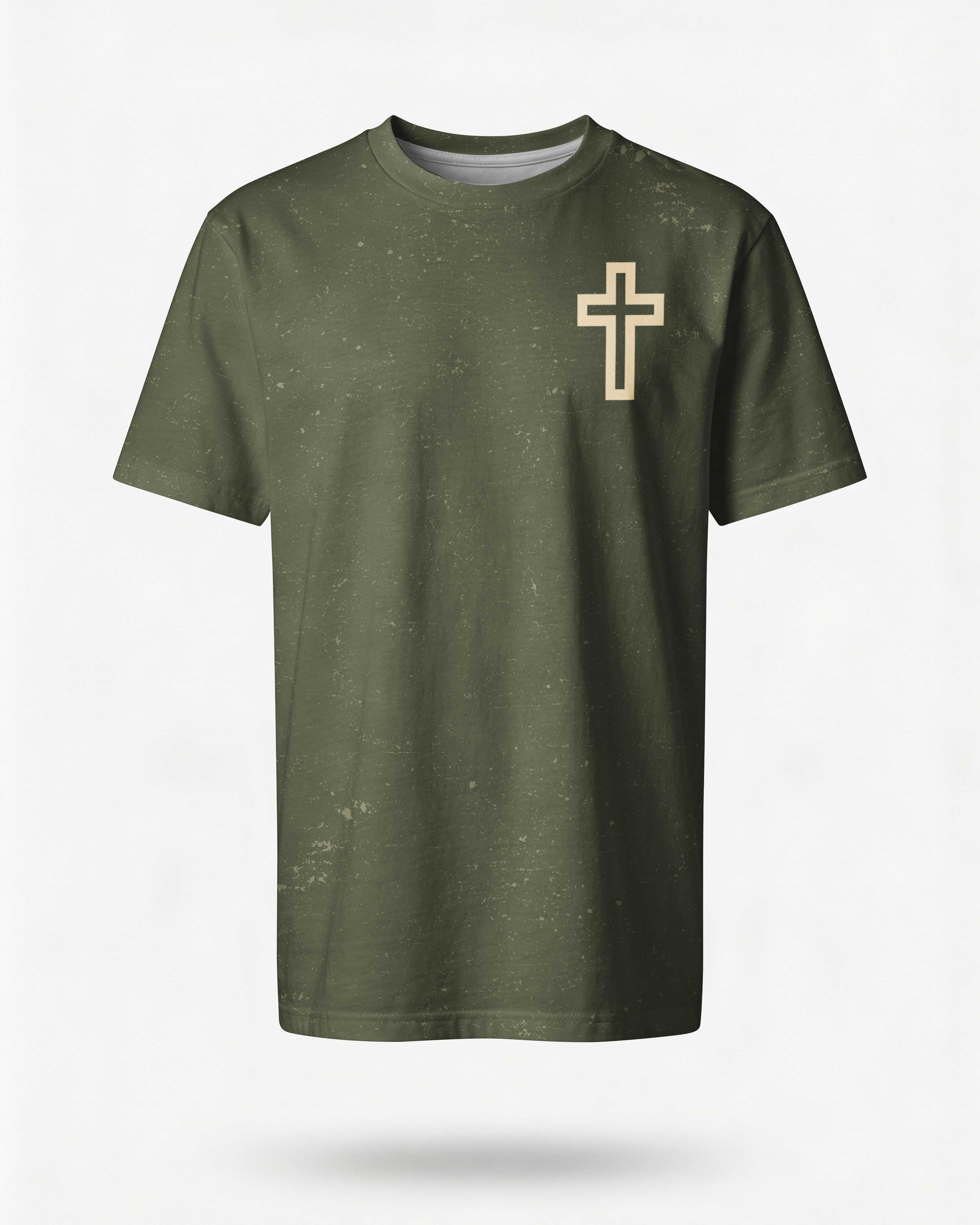In God I Trust Through Every Deep Water All Over Print T-Shirt Secondary image