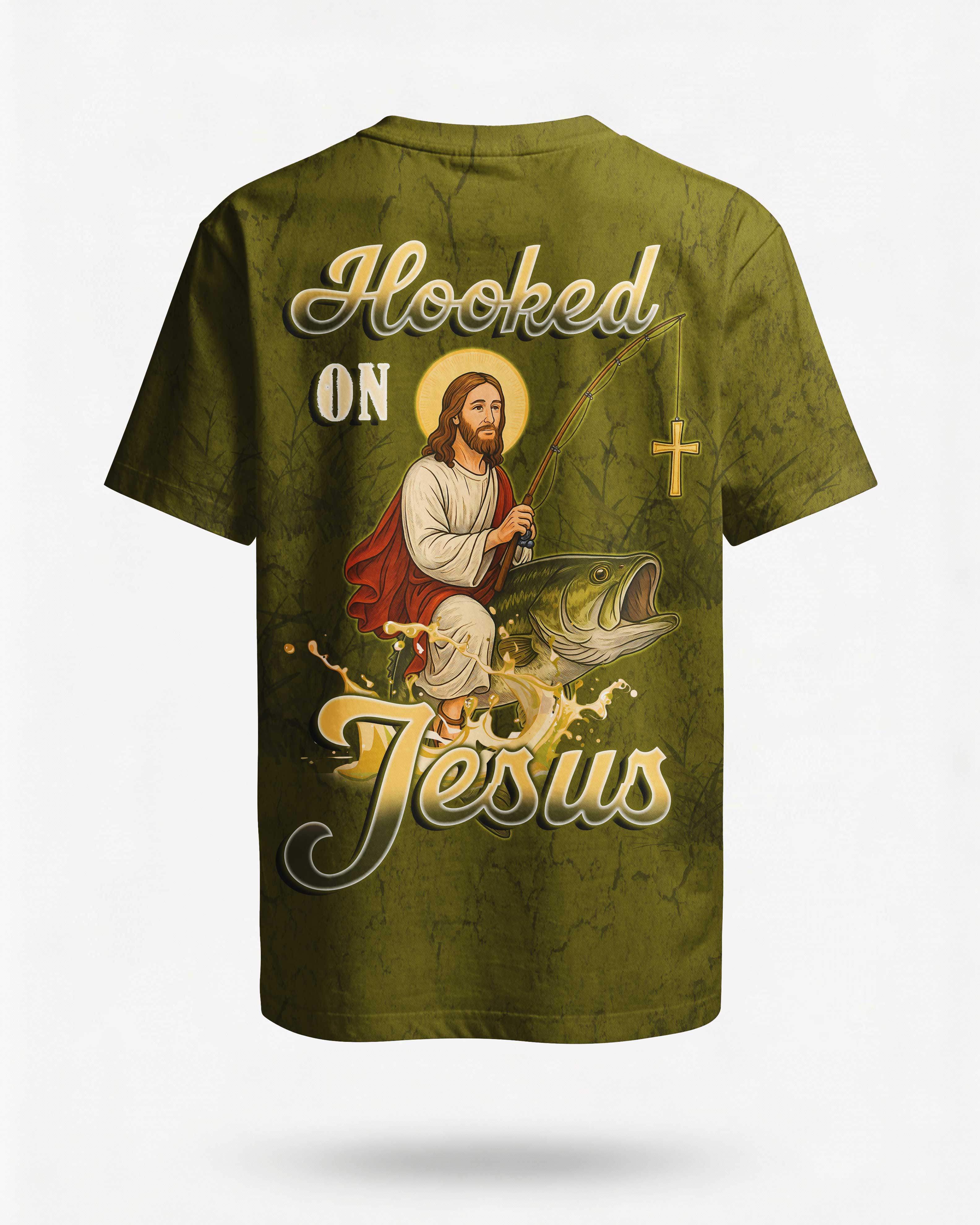 Hooked On Jesus Shirt Main image