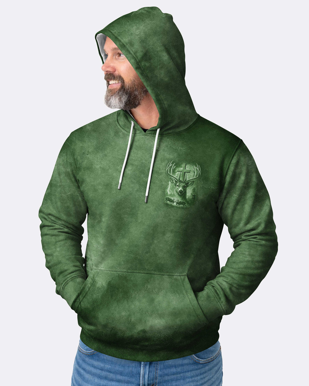 I've Got Hunting In My Veins And Jesus In My Heart Hoodie