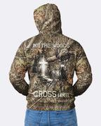 Into The Woods I Go At The Cross I Kneel Hoodie
