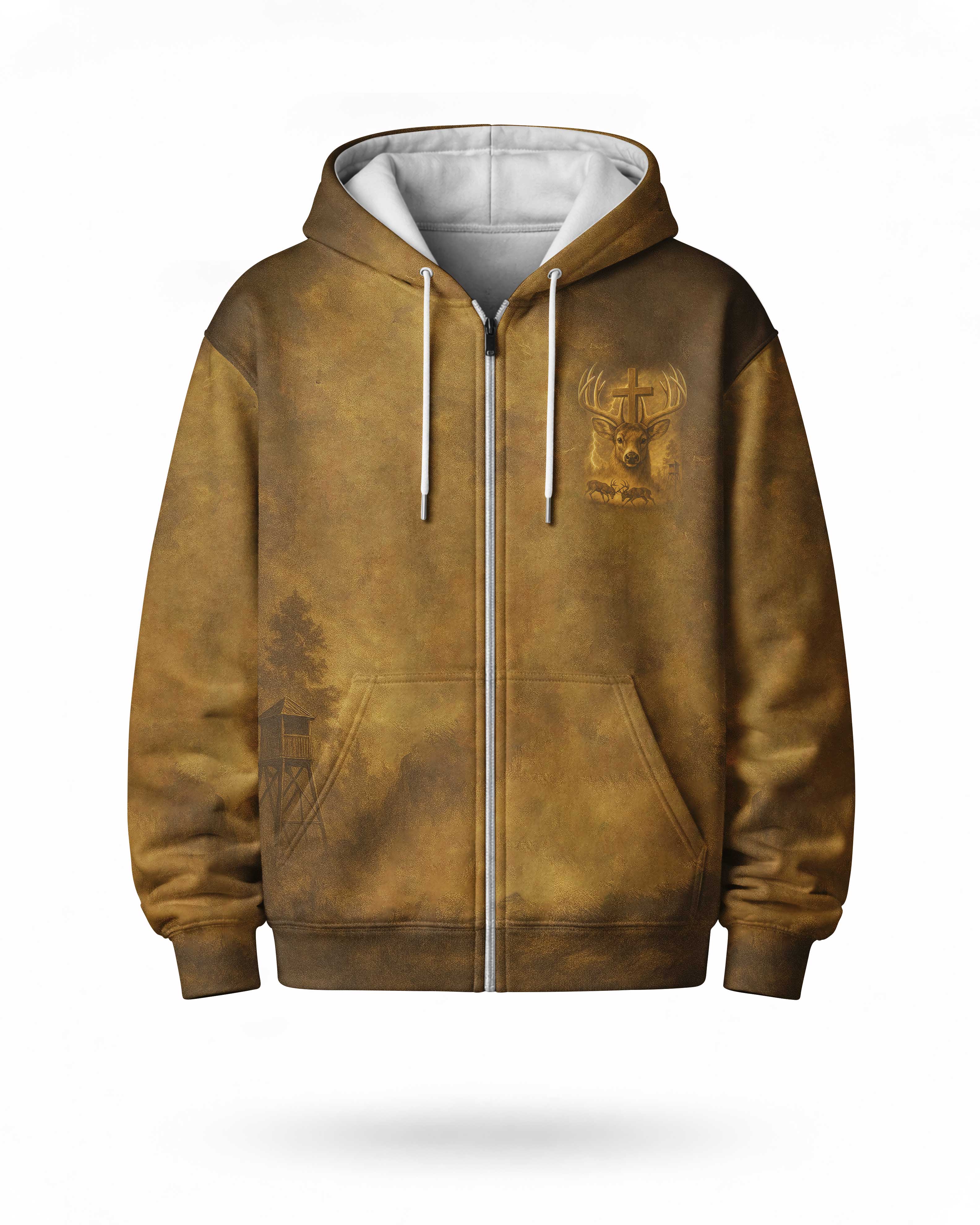 I've Got Hunting In My Veins And Jesus In My Heart Hoodie