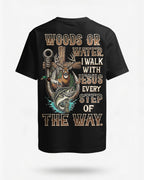 Woods Or Water I Walk With Jesus T-Shirt