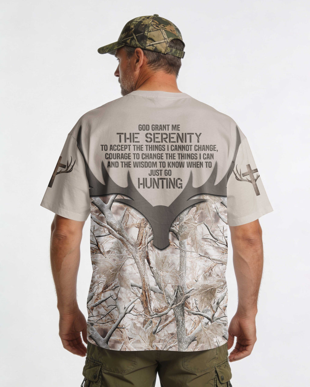 God Grant Me The Serenity To Accept The Things I Cannot Change, Courage To Change The Things I Can And The Wisdom To Know When To Just Go Hunting T-Shirt