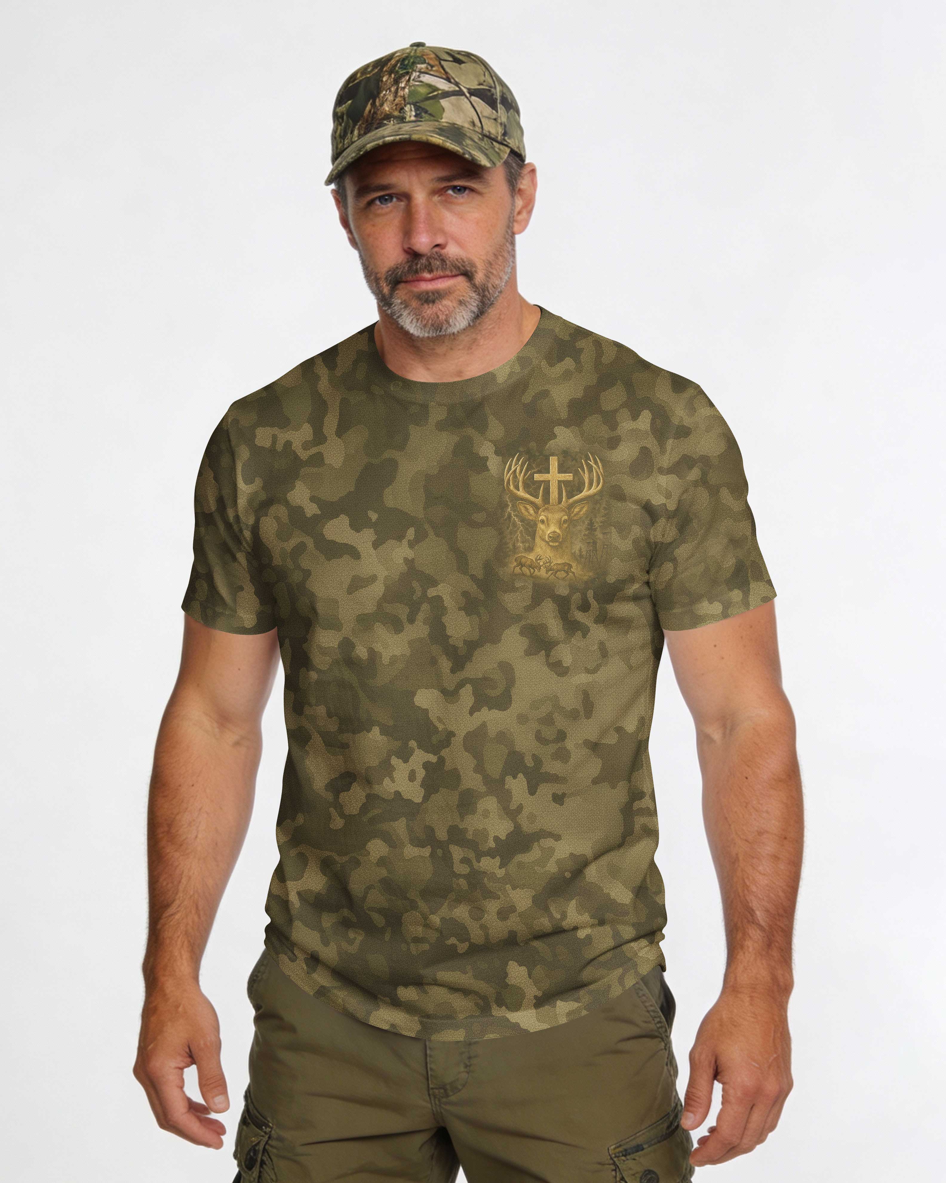 I've Got Hunting In My Veins And Jesus In My Heart T-Shirt