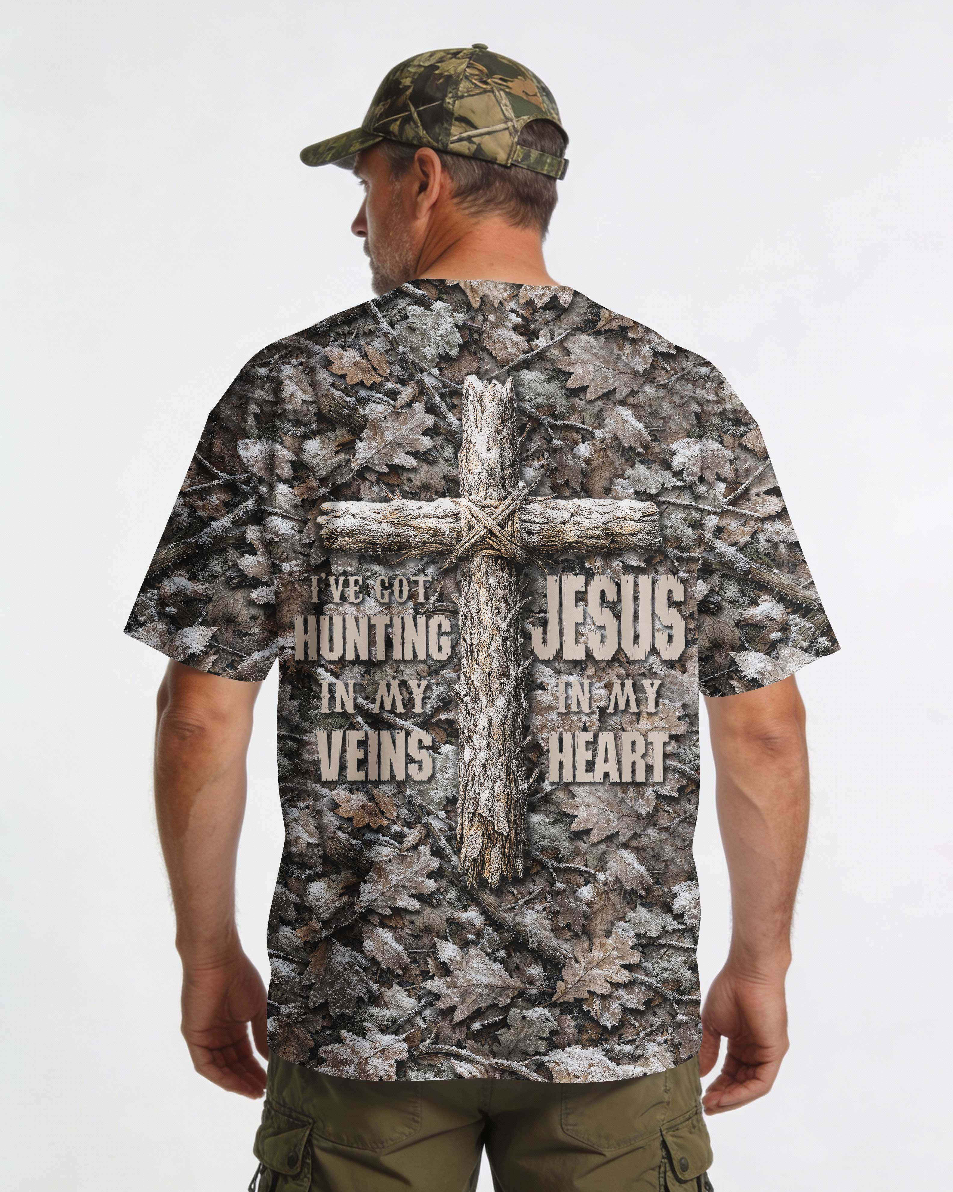 I've Got Hunting In My Veins, Jesus In My Heart T-Shirt