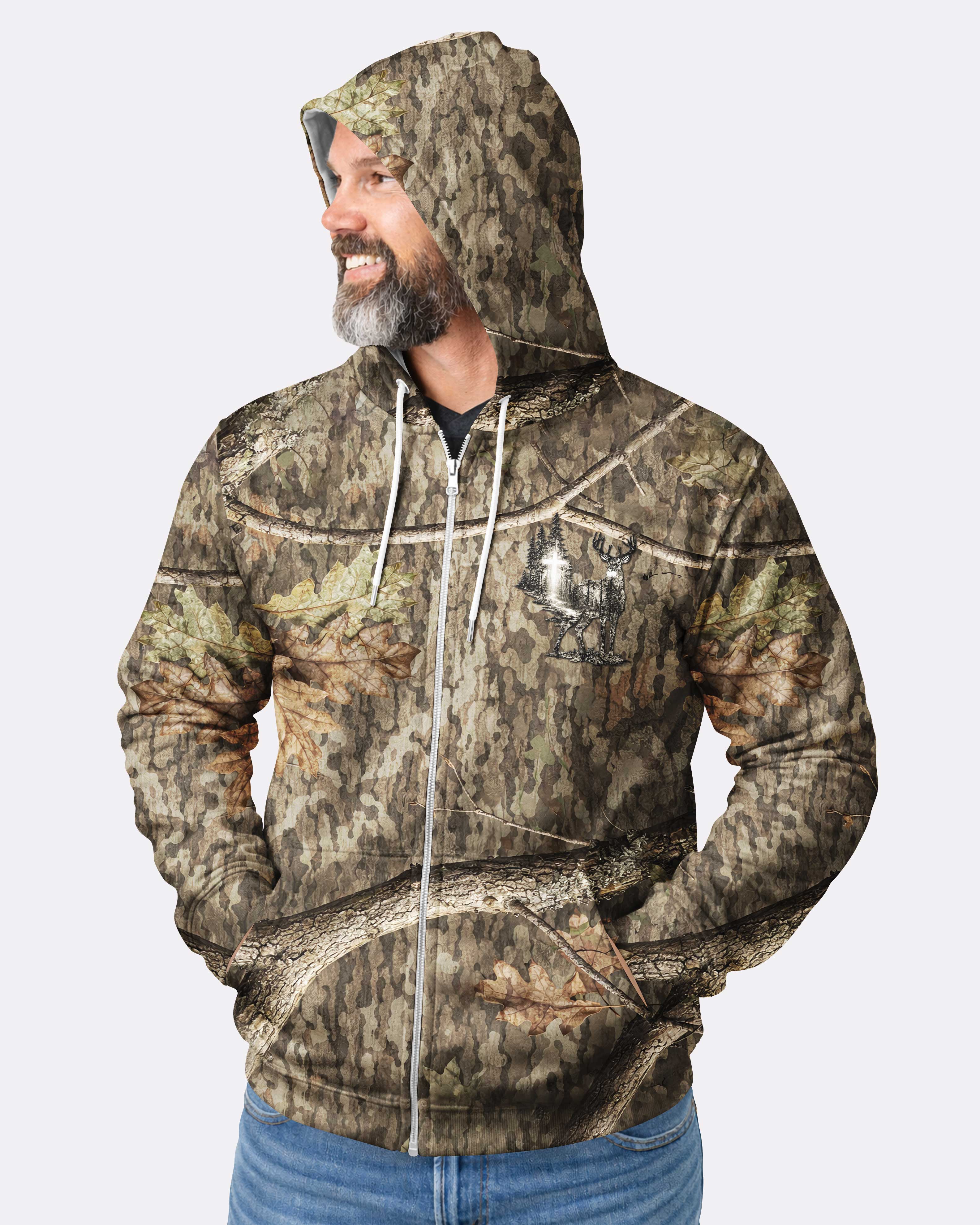 Into The Woods I Go At The Cross I Kneel Hoodie