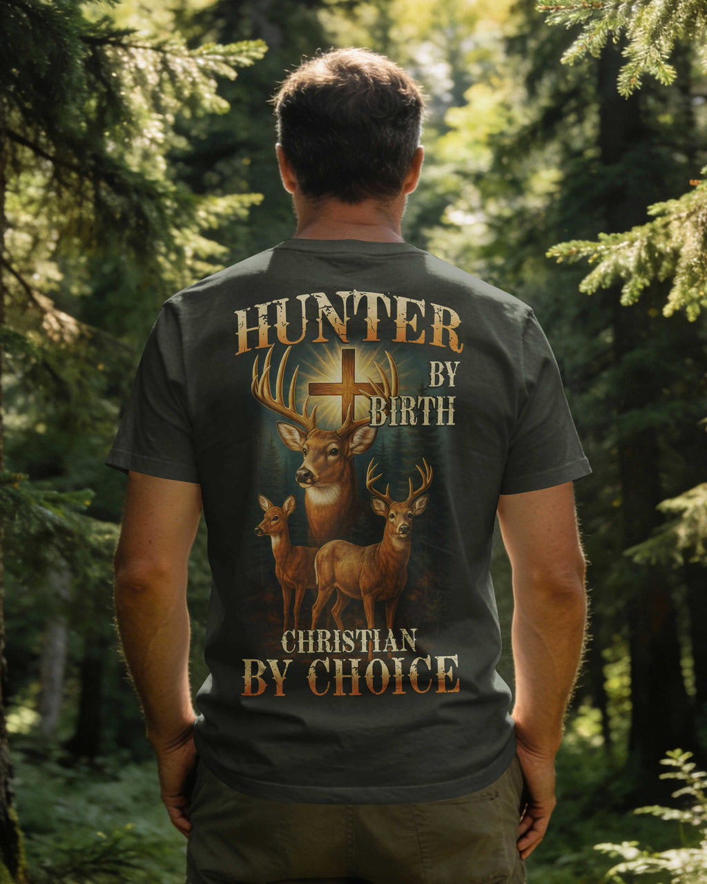 Hunter By Birth Christian By Choice T-Shirt