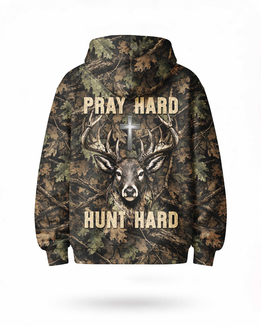Pray Hard Hunt Hard Hoodie