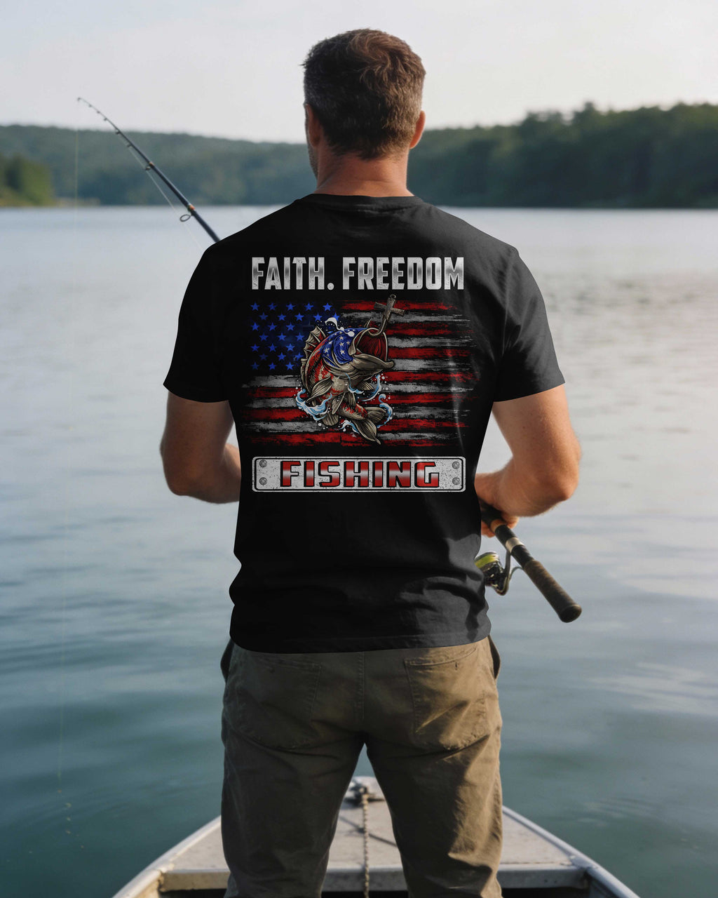 Faith. Freedom. Fishing. T-Shirt