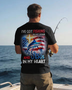 I've Got Fishing In My Veins And Jesus In My Heart T-Shirt