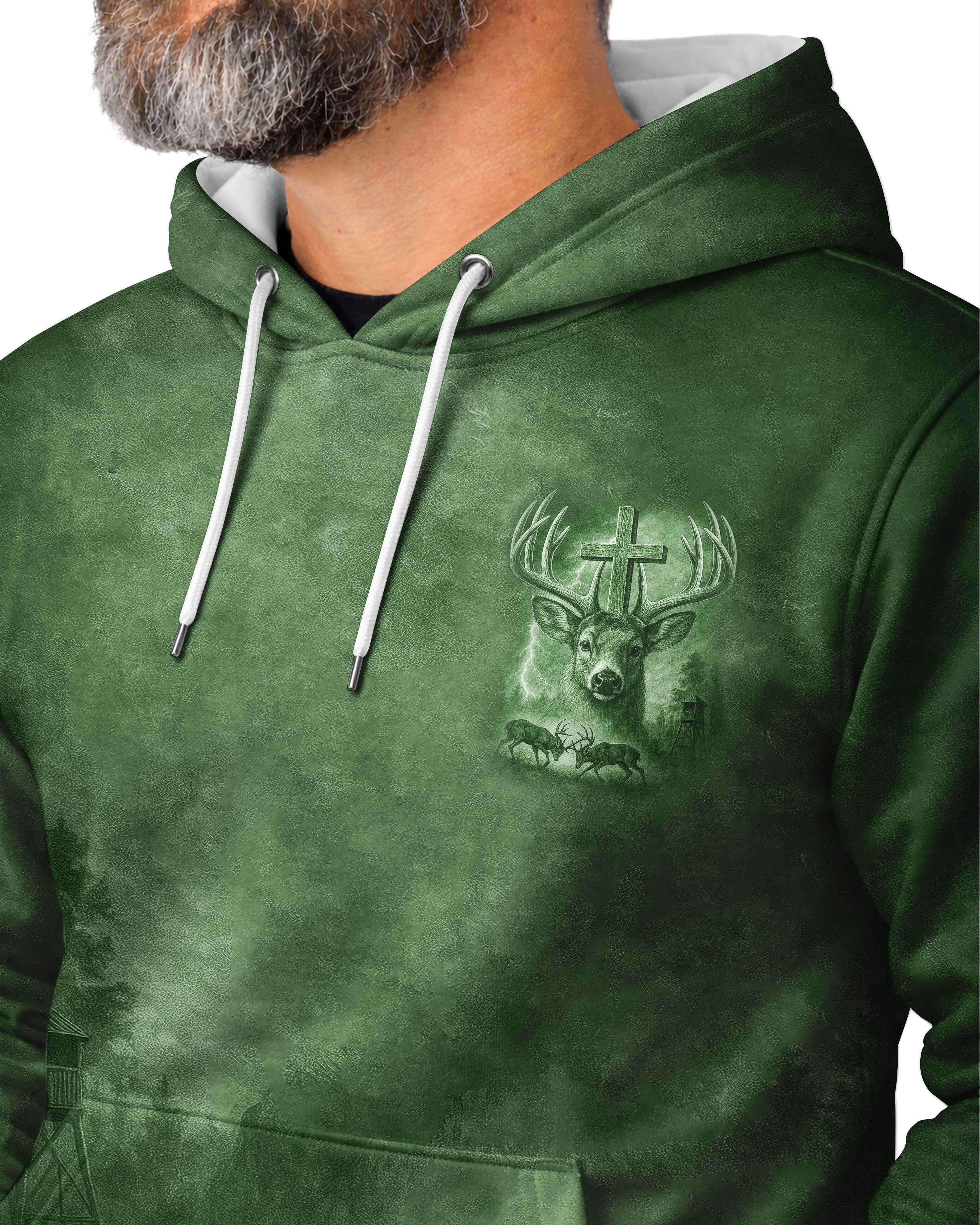 I've Got Hunting In My Veins And Jesus In My Heart Hoodie