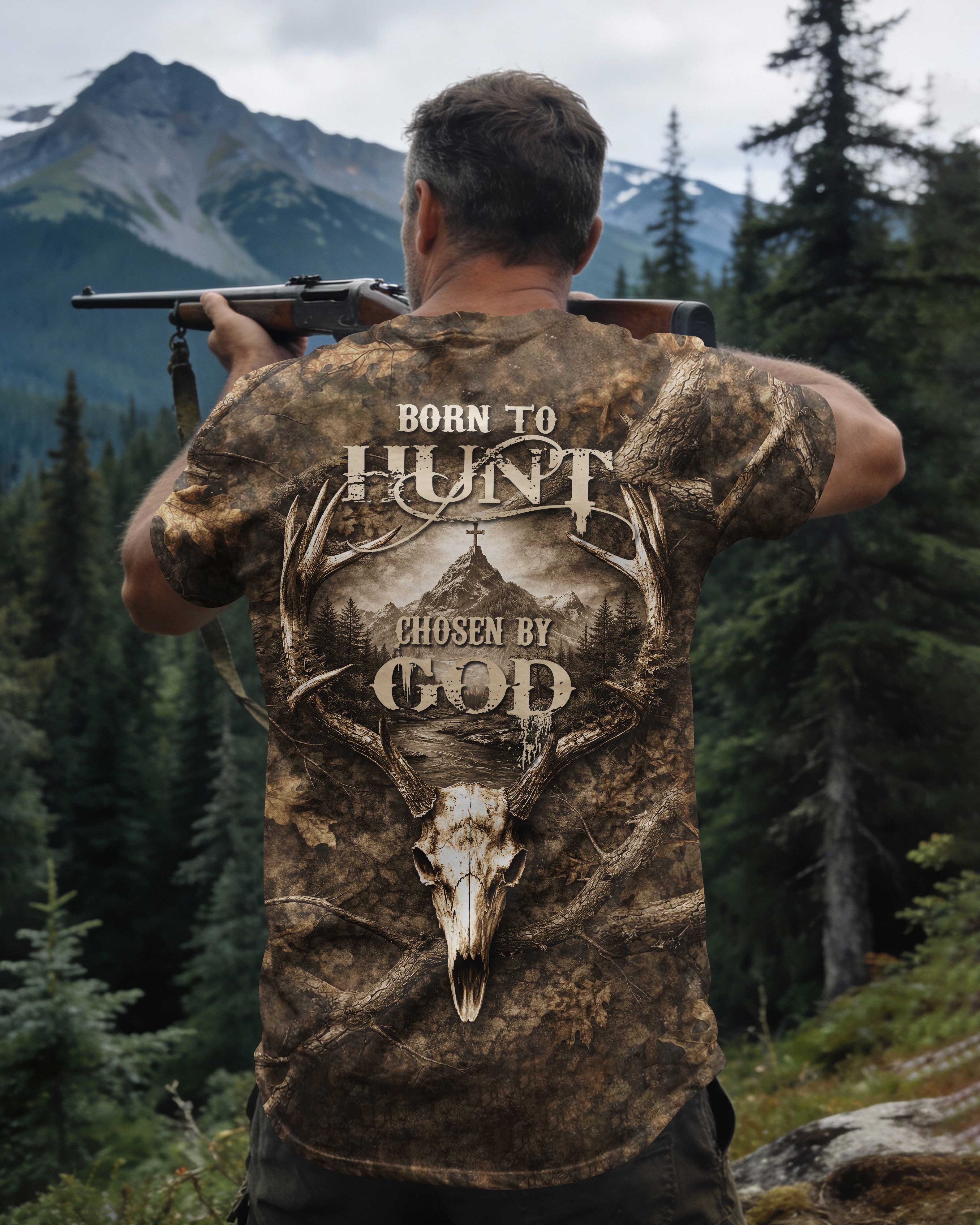 Born To Hunt Chosen By God T-Shirt