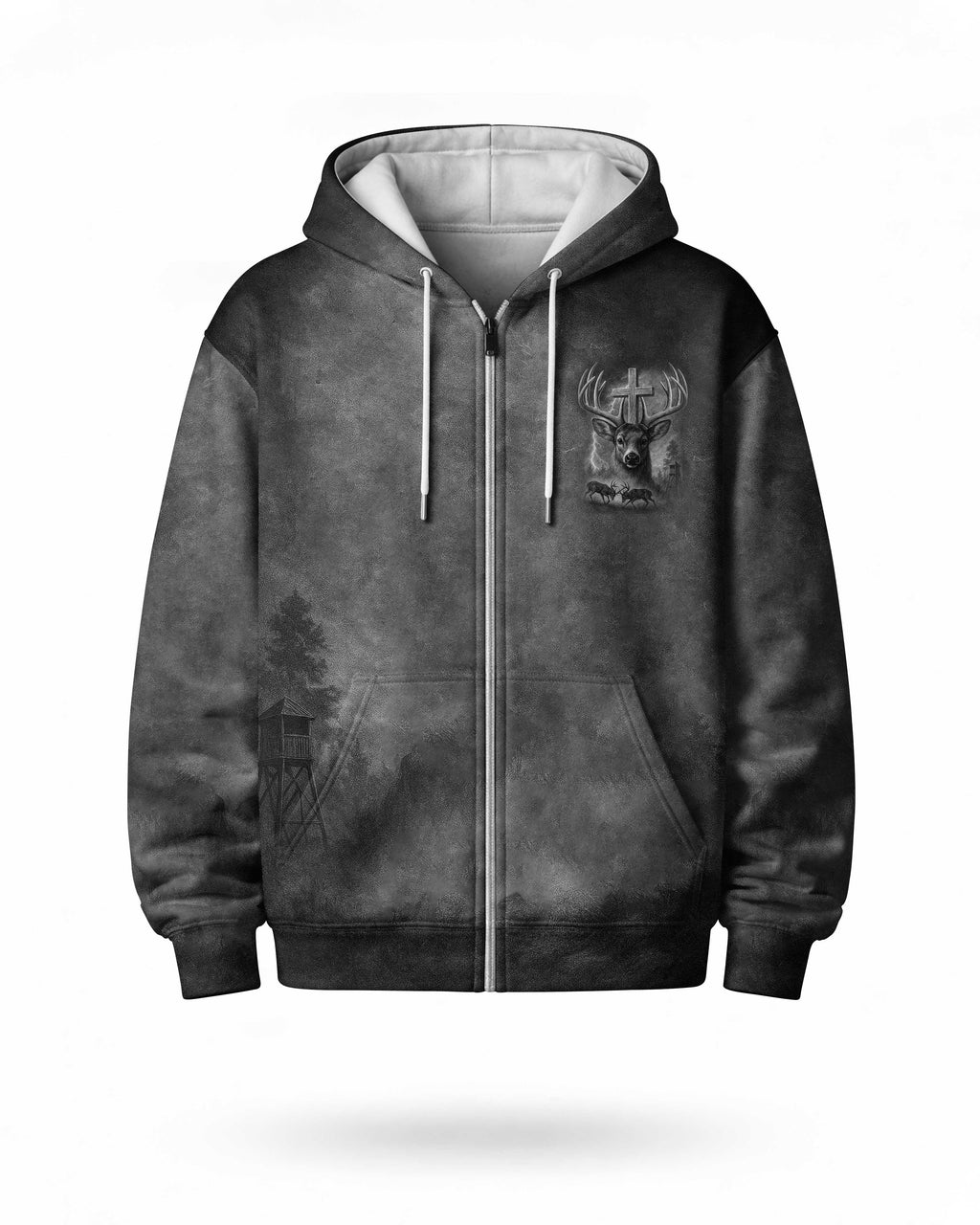 I've Got Hunting In My Veins And Jesus In My Heart Hoodie