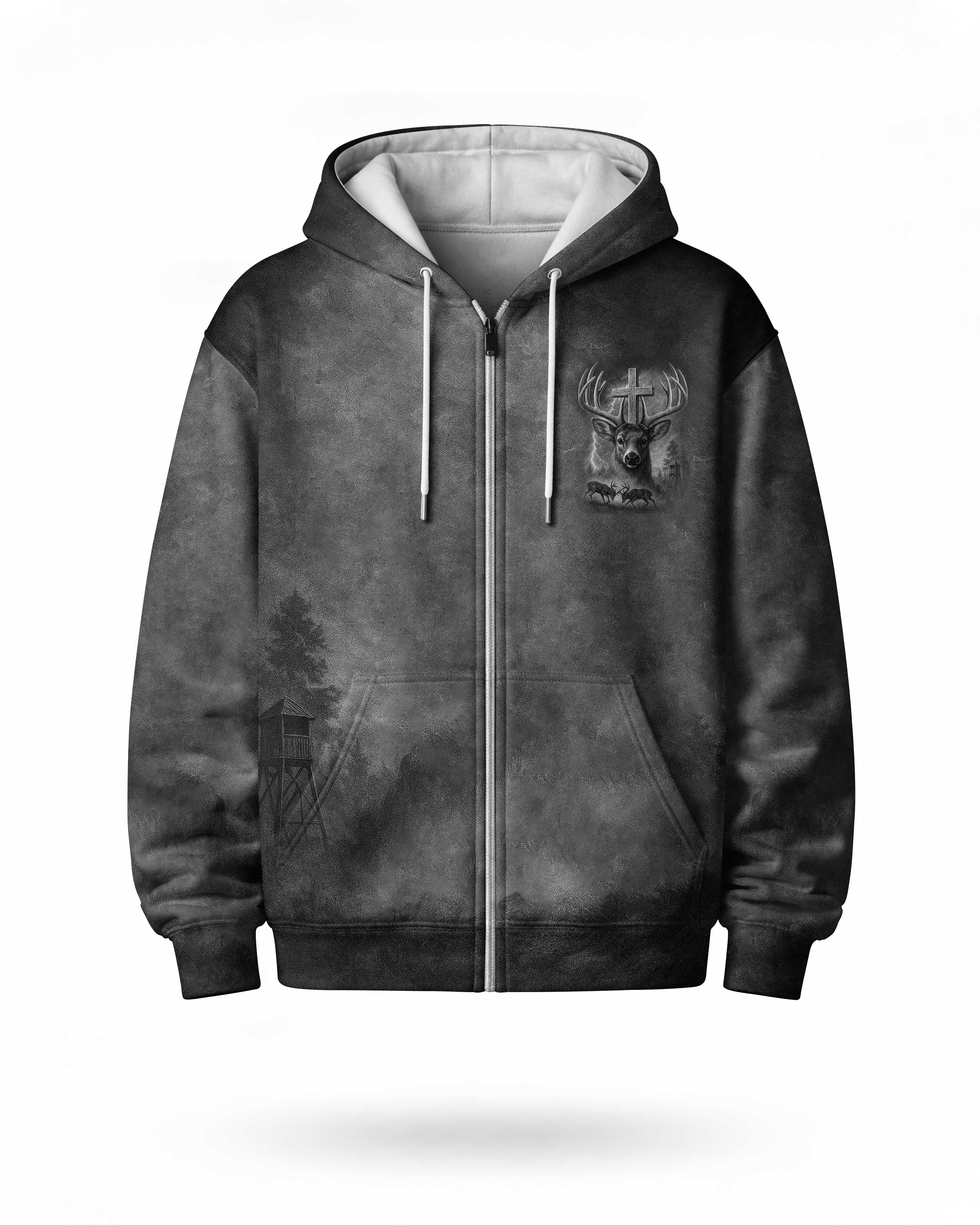 I've Got Hunting In My Veins And Jesus In My Heart Hoodie