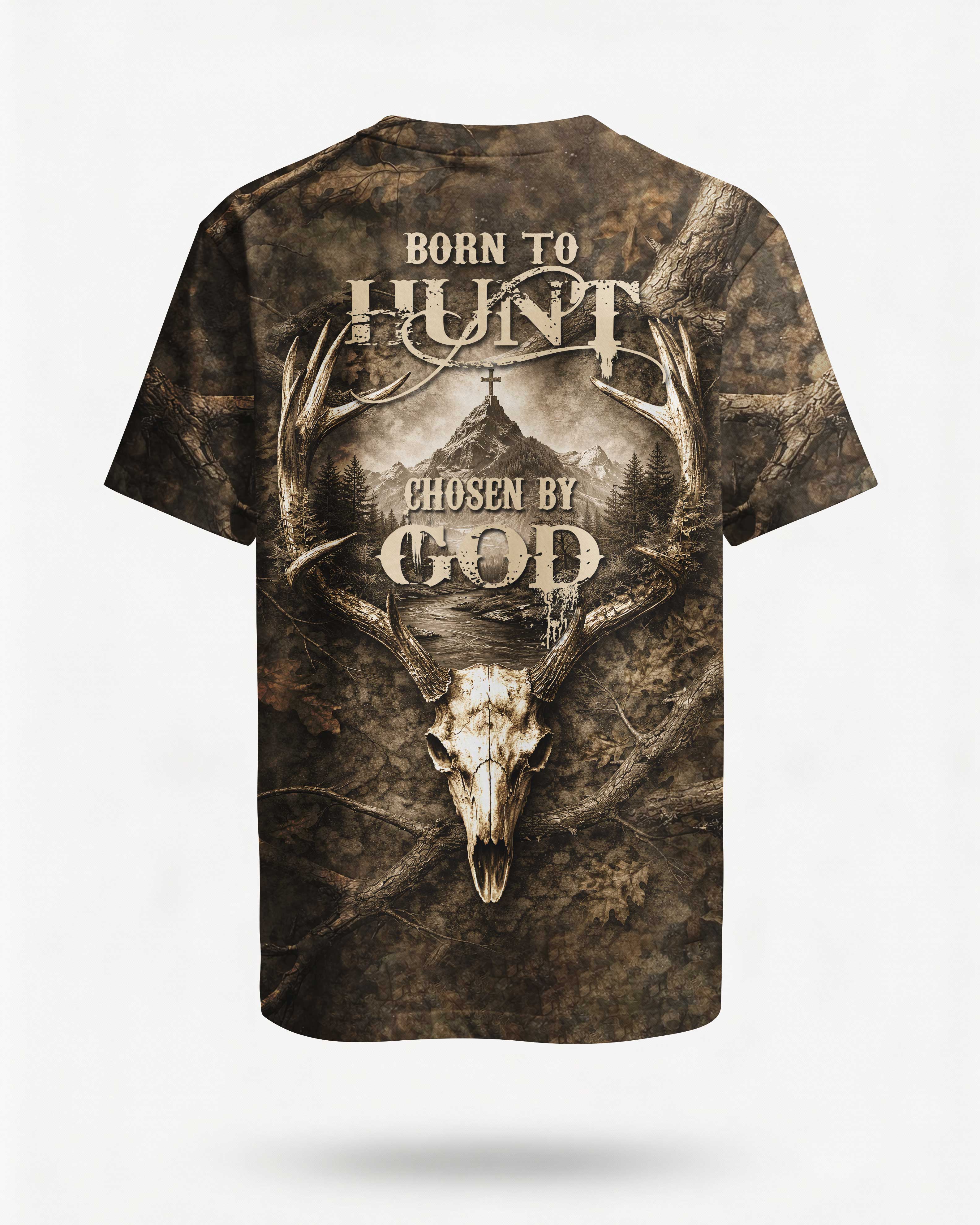 Born To Hunt Chosen By God T-Shirt Main image