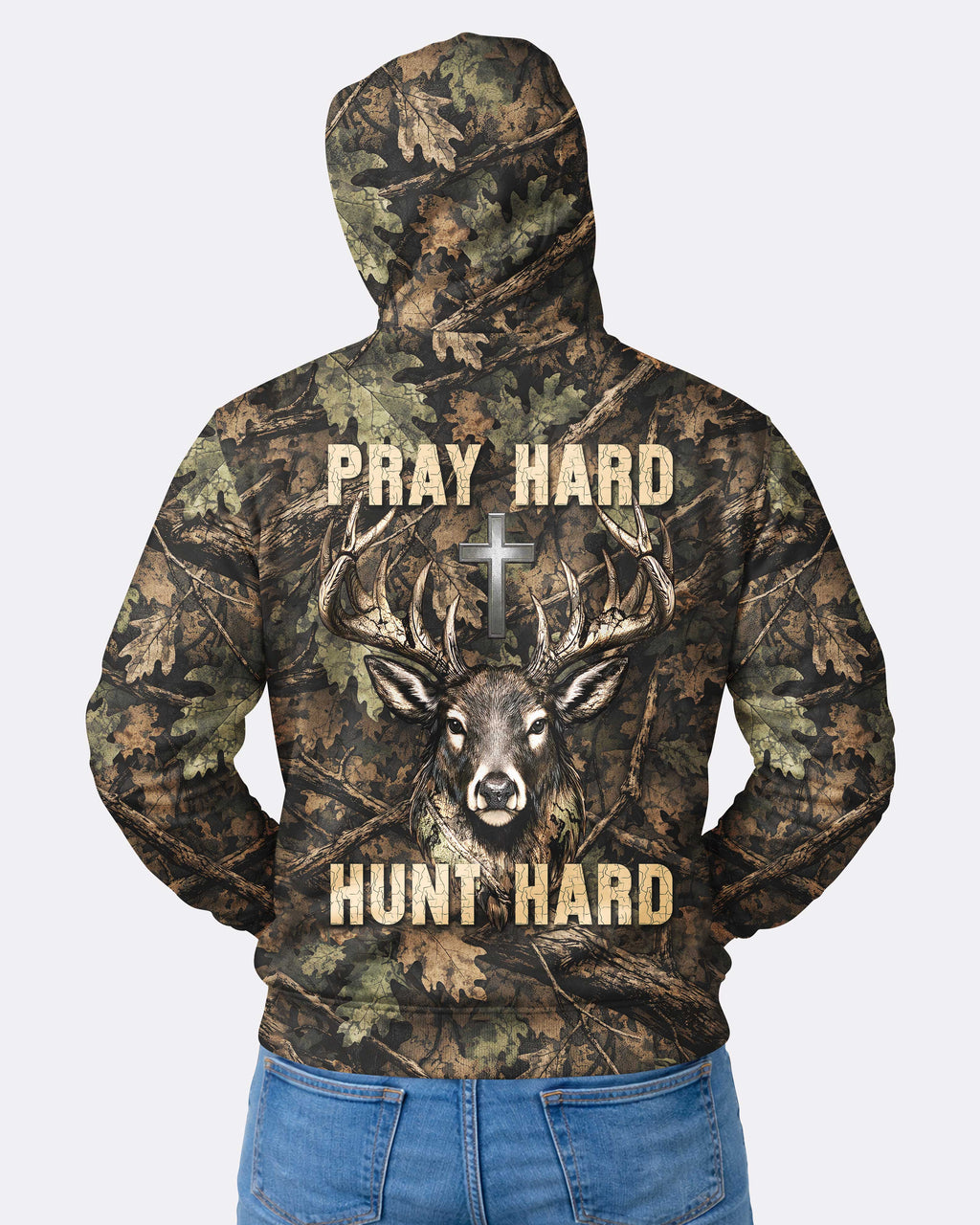 Pray Hard Hunt Hard Hoodie