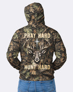 Pray Hard Hunt Hard Hoodie