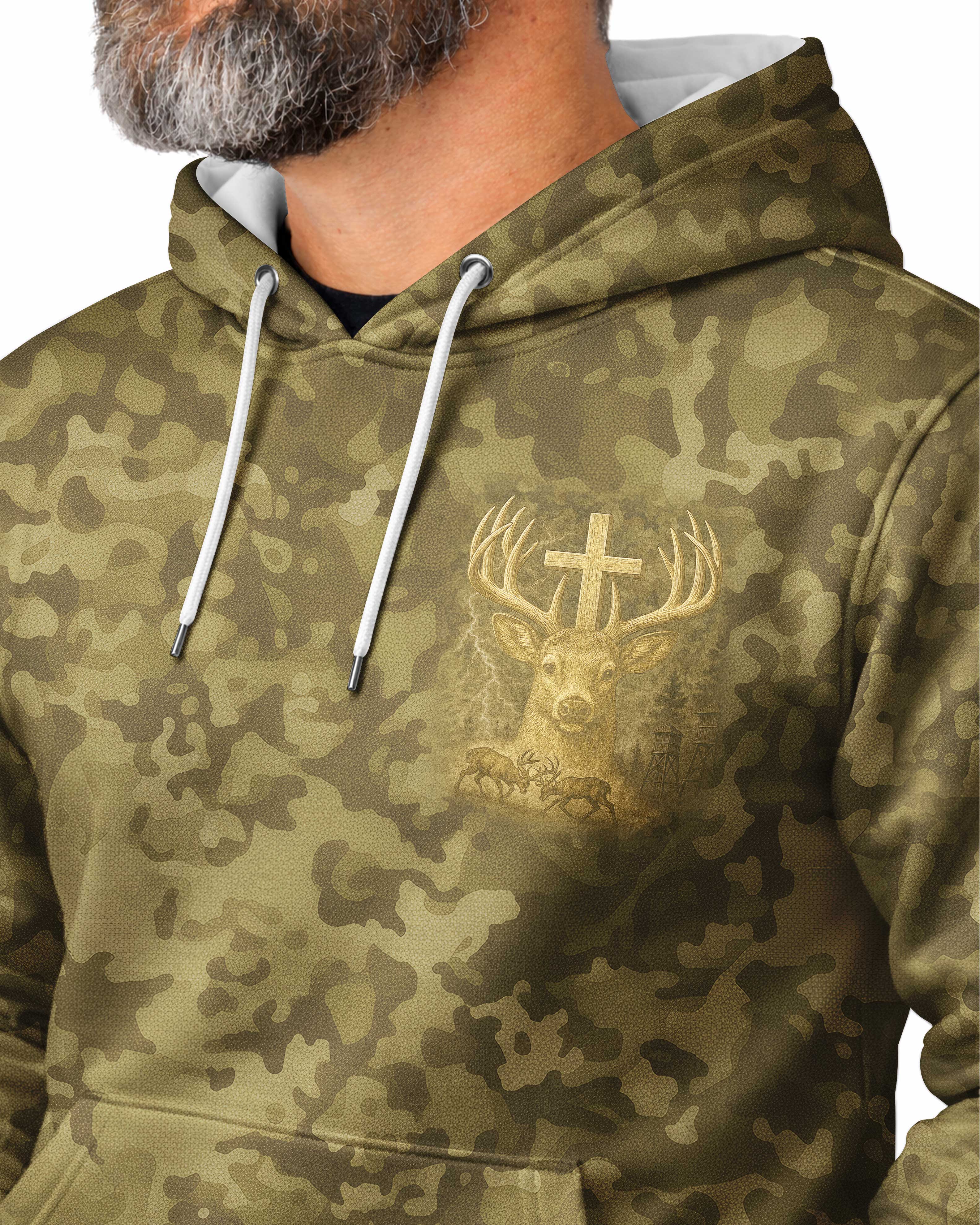 I've Got Hunting In My Veins And Jesus In My Heart Hoodie