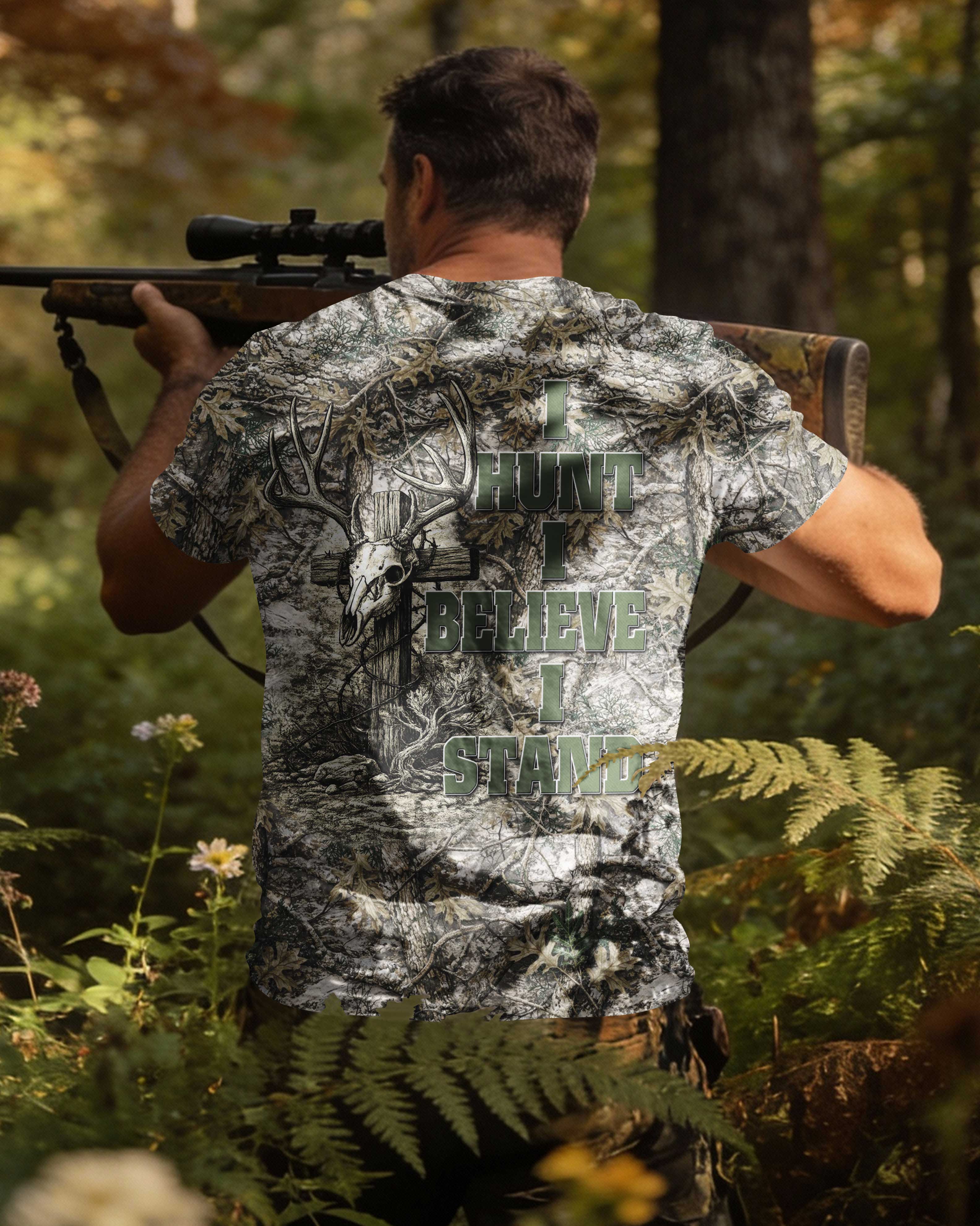 I Hunt I Believe I Stand T-Shirt