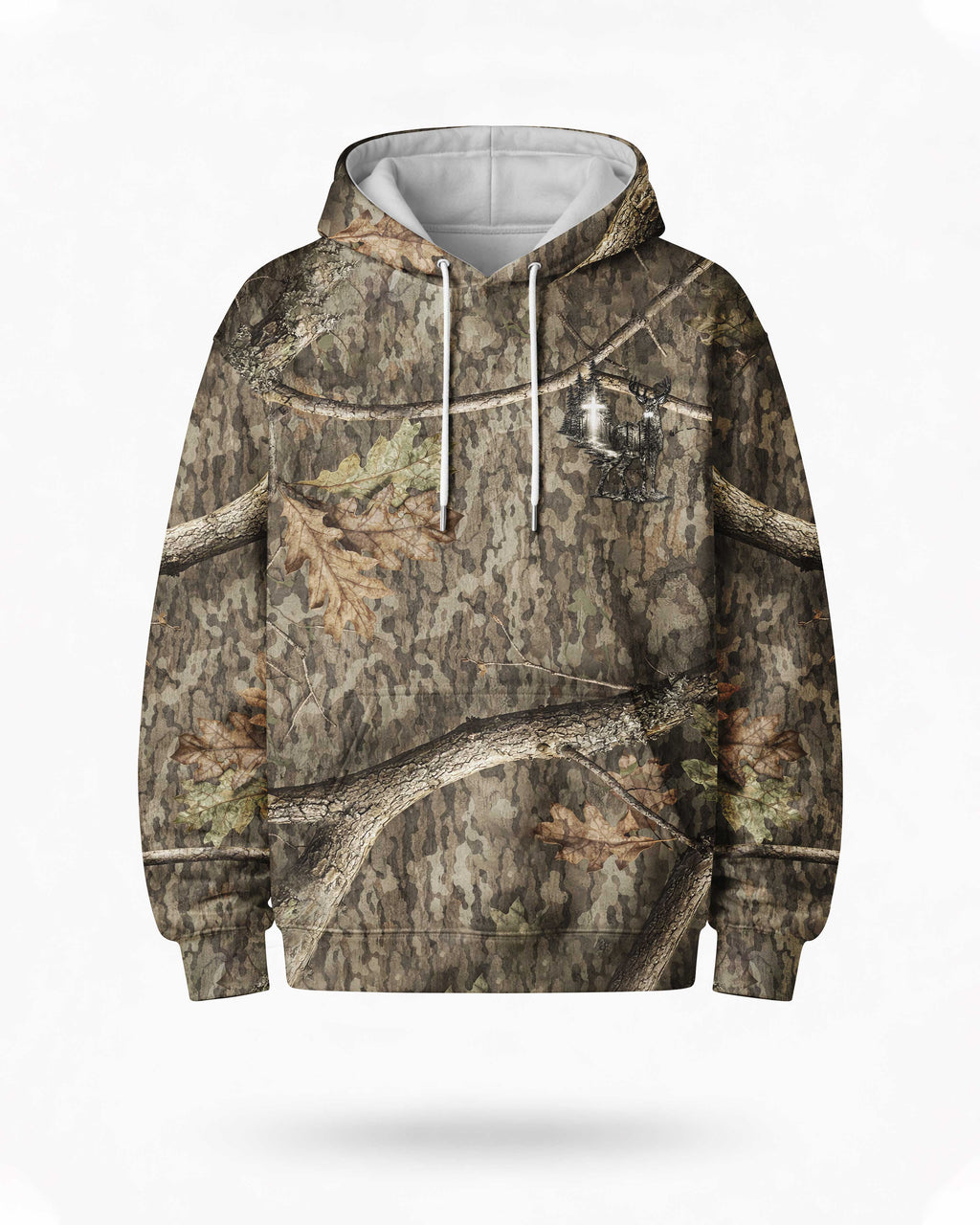 Into The Woods I Go At The Cross I Kneel Hoodie